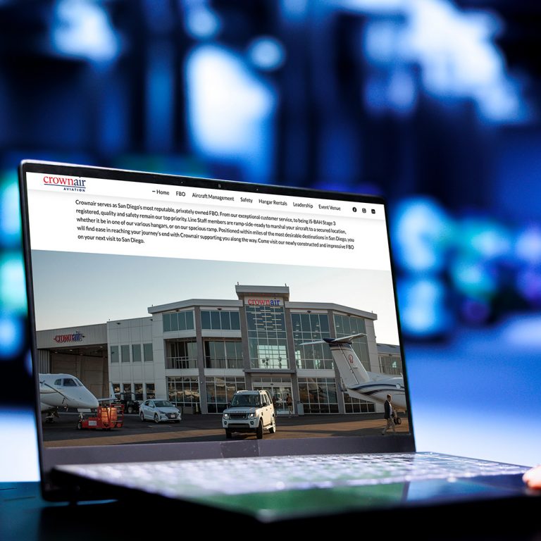 Crownair Aviation – Full Service Marketing Solution