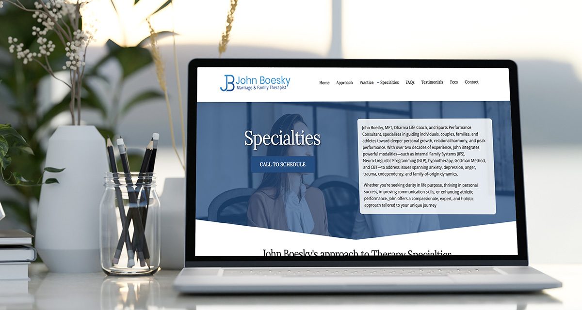How The X Concept Revitalized John Boesky’s Therapy Website with WP Engine Hosting and SEO Optimization