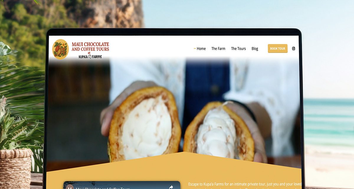 Revamping Paradise: The Redesign of Maui Chocolate and Coffee Tours Website