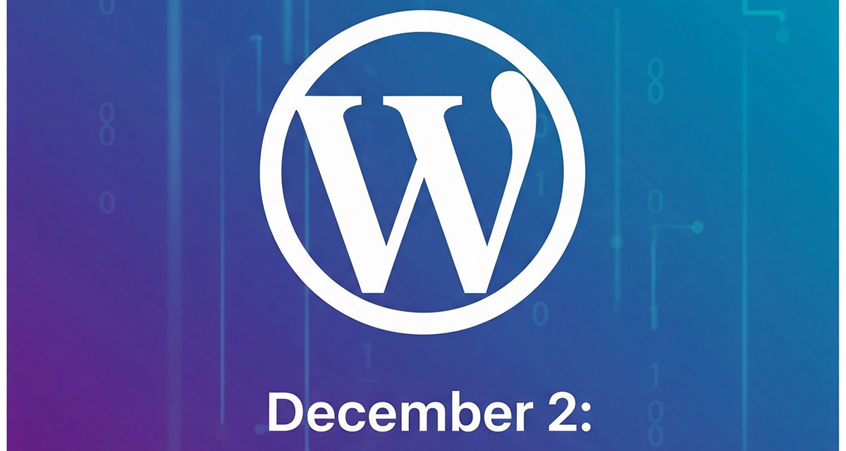 WordPress 6.9 Arrives December 2: Core Power-Ups and Dev Superchargers Set to Transform Your Digital Presence