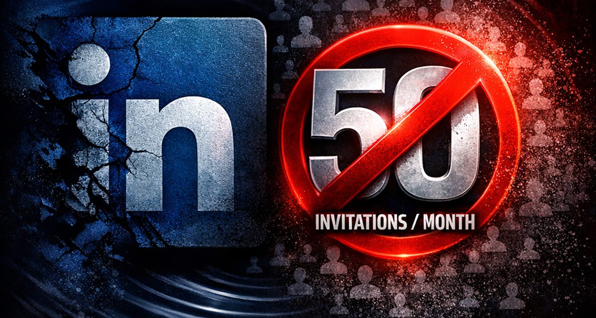 LinkedIn Just Killed Your Company Page Growth: What the 50-Invitation Limit Really Means for Your Business