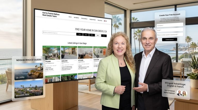 Keri & Patrick Belhon: A Bilingual Real Estate Website with Showcase IDX Property Search