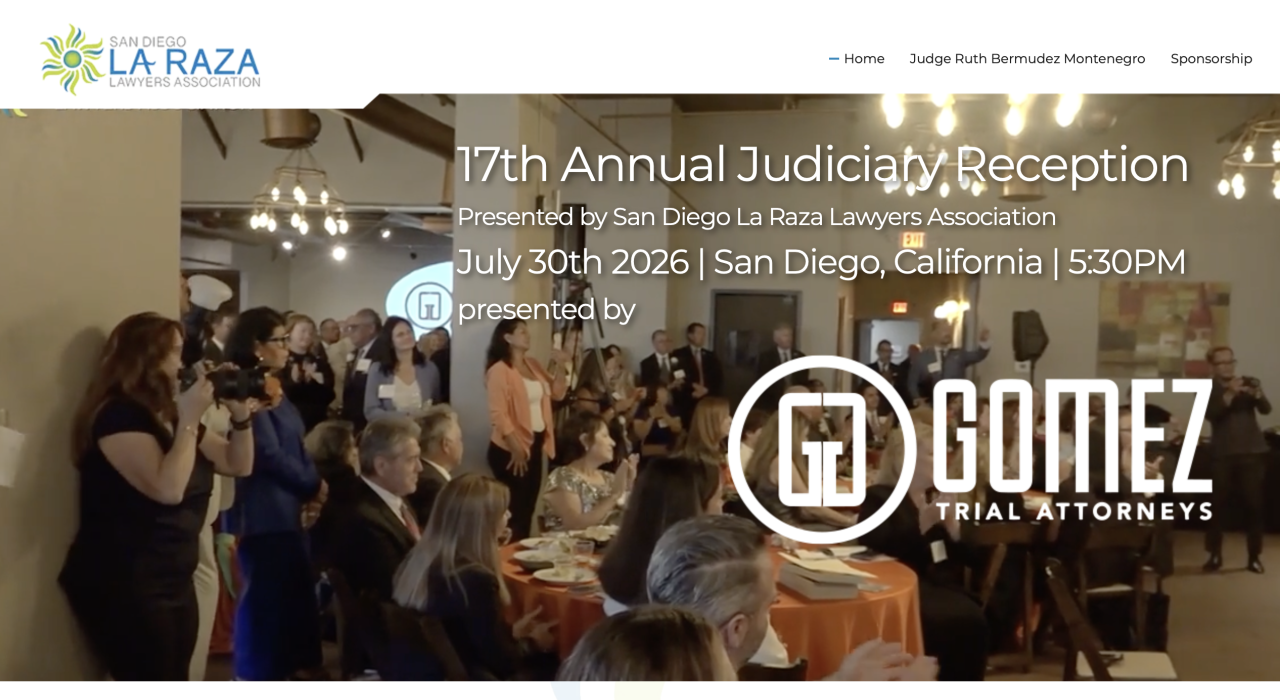 San Diego La Raza Lawyers Association website